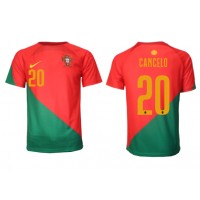 Billiga Portugal Joao Cancelo #20 Hemma fotbollskläder VM 2022 Kortärmad